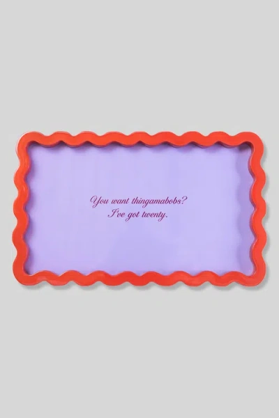 Furbish Thingamabobs Lacquer Tray In Multi
