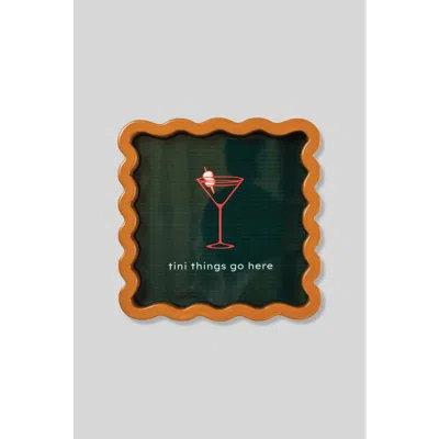 Furbish Tini Things Lacquer Tray In Orange