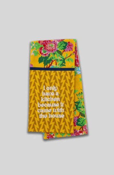 Furbish Useless Kitchen Dish Towel In Yellow