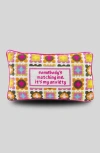 Furbish Watching Me Needlepoint Pillow In Multi