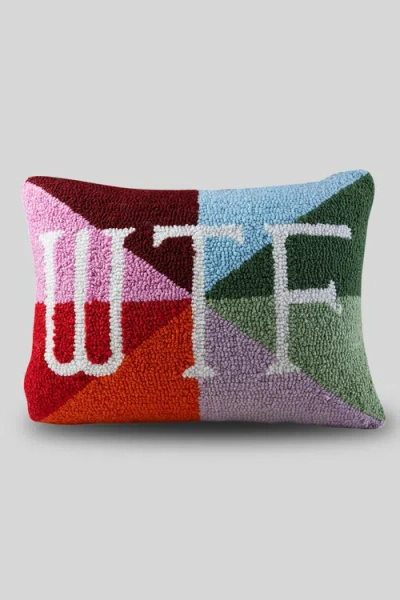 Furbish Wtf Pillow In Multi