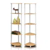 Furinno 2-99811be Turn-n-tube 5-tier Corner Multipurpose Display Shelves, Set Of 2