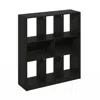 Furinno 8-cube Horizontal Bookcase, Bookshelf, Storage Organizer, 35 Width, Espresso