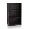 Furinno Basic 3-tier Bookcase Storage Shelves, Espresso