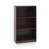 Furinno Basic 3-tier Bookcase Storage Shelves,dark Brown