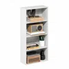 Furinno Basic 4-tier Open Shelf Bookcase, Bookshelf, Storage Organizer, 7 X 17 X 35