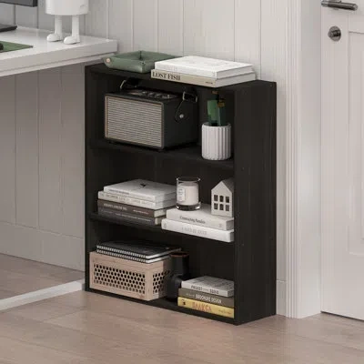 Furinno Basic Open Shelf Bookcase, Bookshelf, Storage Organizer, Espresso