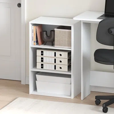 Furinno Basic Open Shelf Bookcase, Bookshelf, Storage Organizer, White