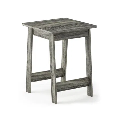 Furinno Beginning End Table, French Oak Grey 18039gyw