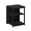 Furinno Camnus Modern Living End Table, Americano/black