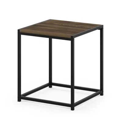 Furinno Camnus Modern Living End Table, Columbia Walnut In Brown