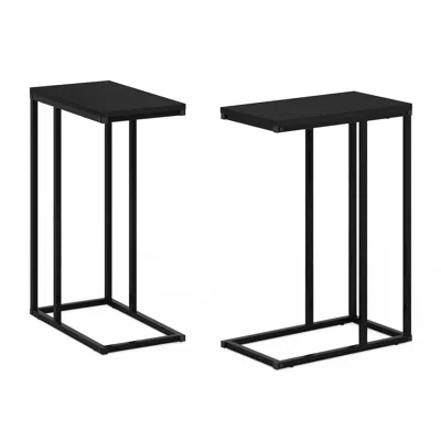 Furinno Camnus Modern Living Sofa Side Table, Americano, Set Of 2