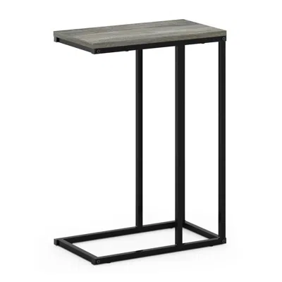 Furinno Camnus Modern Living Sofa Side Table, French Oak Grey In Gray