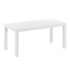 Furinno Classic Simple Coffee Table For Living Room, White