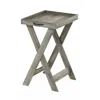 Furinno Classic Tray Table With Removable Tray, French Oak