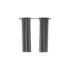 Furinno Collins Blackout Curtain 42x63 In. 2 Panels, Dark Grey