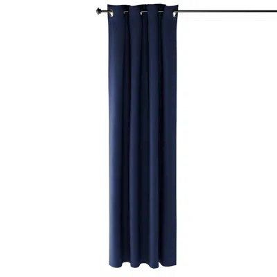 Furinno Collins Blackout Curtain 52x84 In. 2 Panels, Dark Blue