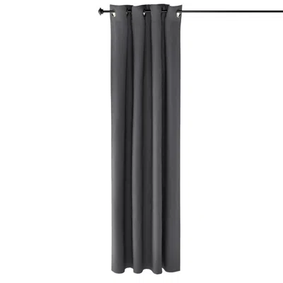 Furinno Collins Blackout Curtain 52x84 In. 2 Panels, Dark Grey