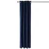 Furinno Collins Blackout Curtain 52x95 In. 2 Panels, Dark Blue
