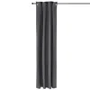 Furinno Collins Blackout Curtain 52x95 In. 2 Panels, Dark Grey