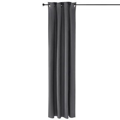 Furinno Collins Blackout Curtain 52x95 In. 2 Panels, Dark Grey