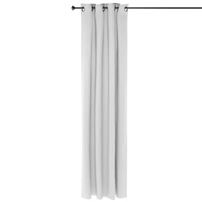 Furinno Collins Blackout Curtain 52x95 In. 2 Panels, White In Gray