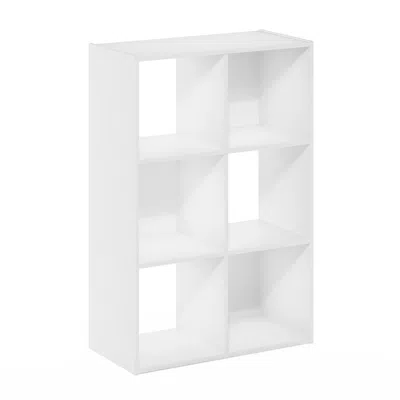 Furinno Cubic Storage Cabinet, 3x2, White