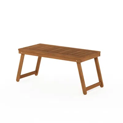 Furinno Dalam Hardwood Folding Coffee Table In Brown