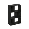Furinno Daly 6-cube Irregular Cubes Bookcase, Bookshelf, Storage Organizer, Espresso