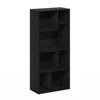 Furinno Daly 7-cube Irregular Cubes Bookcase, Bookshelf, Storage Organizer, Espresso