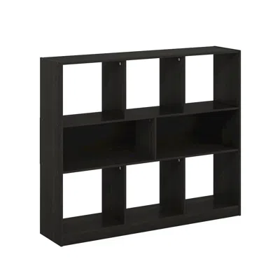 Furinno Daly 8-cube Horizontal 3 Tier Bookcase, Bookshelf, Storage Organizer, 47 Width