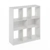 Furinno Daly 8-cube Horizontal Bookcase, Bookshelf, Storage Organizer, 35 Width, White