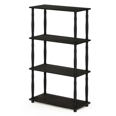 Furinno Decorius Etagere Bookcase In Espresso,black