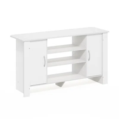 Furinno Econ Tv Stand Entertainment Center, White