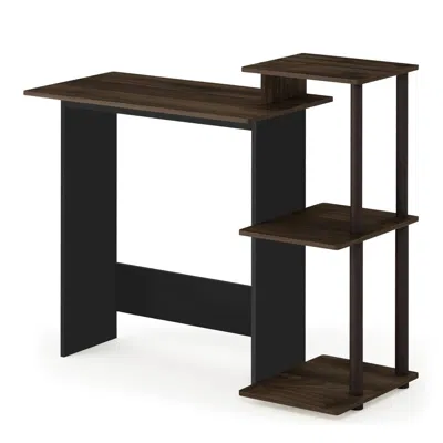 Furinno Efficient Home Laptop Notebook Computer Desk, Columbia Walnut/brown, 11192cwn/br