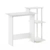FURINNO EFFICIENT HOME LAPTOP NOTEBOOK COMPUTER DESK, WHITE/WHITE