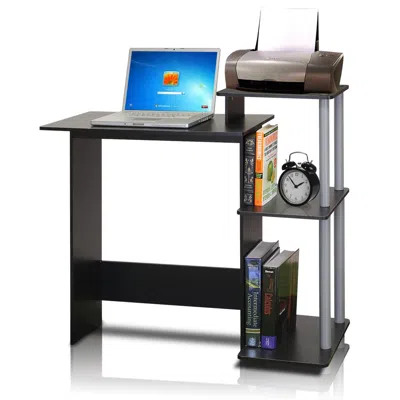 Furinno Efficient Home Laptop Notebook Computer Desk,black/grey