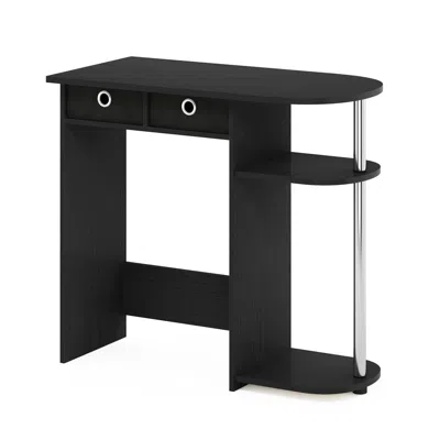 Furinno Go Green Home Laptop Notebook Computer Desk/table, Americano/stainless Steel
