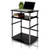Furinno Home Laptop Notebook Computer Desk, Black/grey