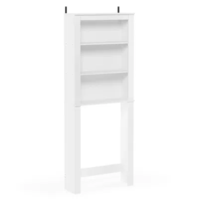 Furinno Indo Open Bath Cabinet, White