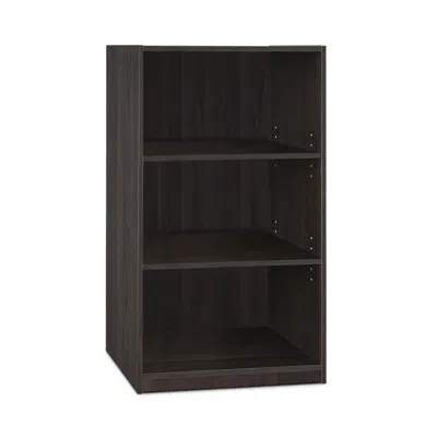 Furinno Jaya Simple Home 3-shelf Bookcase, Cc Espresso