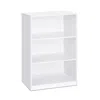 Furinno Jaya Simple Home 3-shelf Bookcase, White