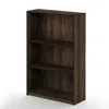 Furinno Jaya Simple Home 3-tier Adjustable Shelf Bookcase, Columbia Walnut, 14151r1cwn