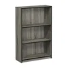 Furinno Jaya Simple Home 3-tier Adjustable Shelf Bookcase, French Oak Grey, 14151r1gyw