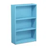 Furinno Jaya Simple Home 3-tier Adjustable Shelf Bookcase, Light Blue, 14151r1lbl