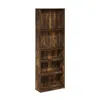 Furinno Jaya Simply Home 5-shelf Bookcase, Amber Pine