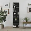 FURINNO JAYA SPACE SAVING MULTIMEDIA STORAGE TOWER, ESPRESSO 17057EX