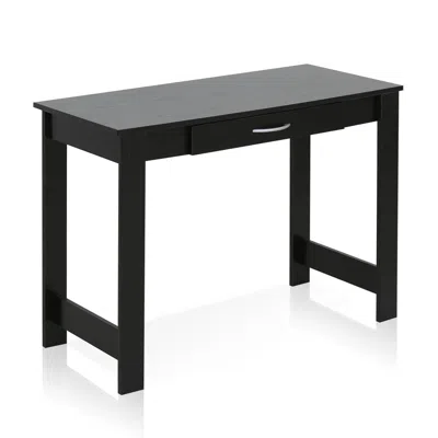 Furinno Jaya Writing Desk With Drawer, In Black