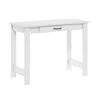 Furinno Jaya Writing Desk With Drawer, White