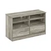 Furinno Jensen Tv Stand With Drawer, French Oak